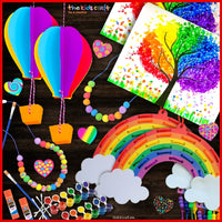 Valentine's Rainbow DIY Crafts Box - BIG FRENCHIES