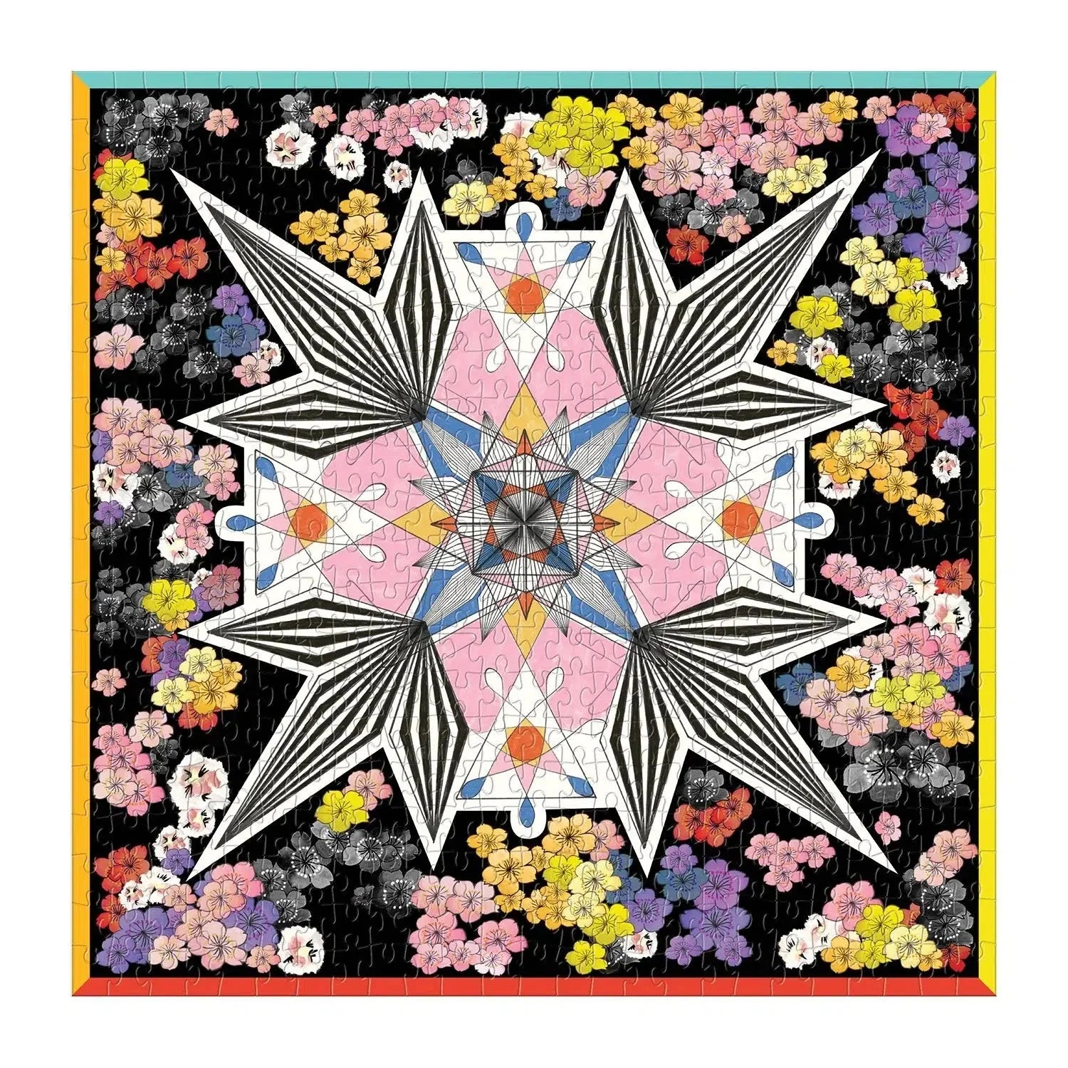 C. Lacroix Flowers Galaxy 500 Piece Double Sided Jigsaw Puzzle