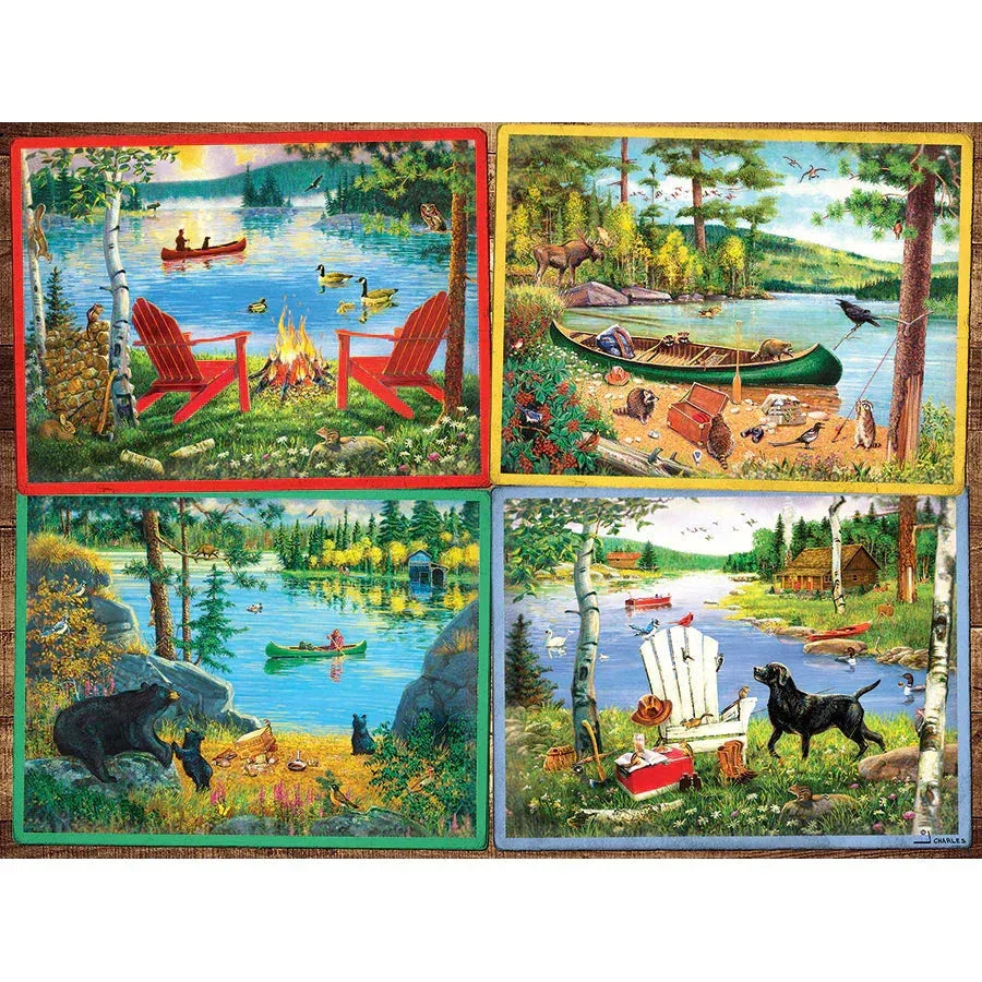 Cabin Country 275 Large Piece Jigsaw Puzzle Cobble Hill - BIG FRENCHIES
