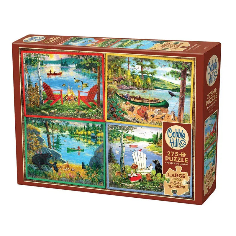 Cabin Country 275 Large Piece Jigsaw Puzzle Cobble Hill - BIG FRENCHIES