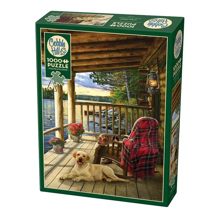 Cabin Porch 1000 Piece Jigsaw Puzzle Cobble Hill - BIG FRENCHIES