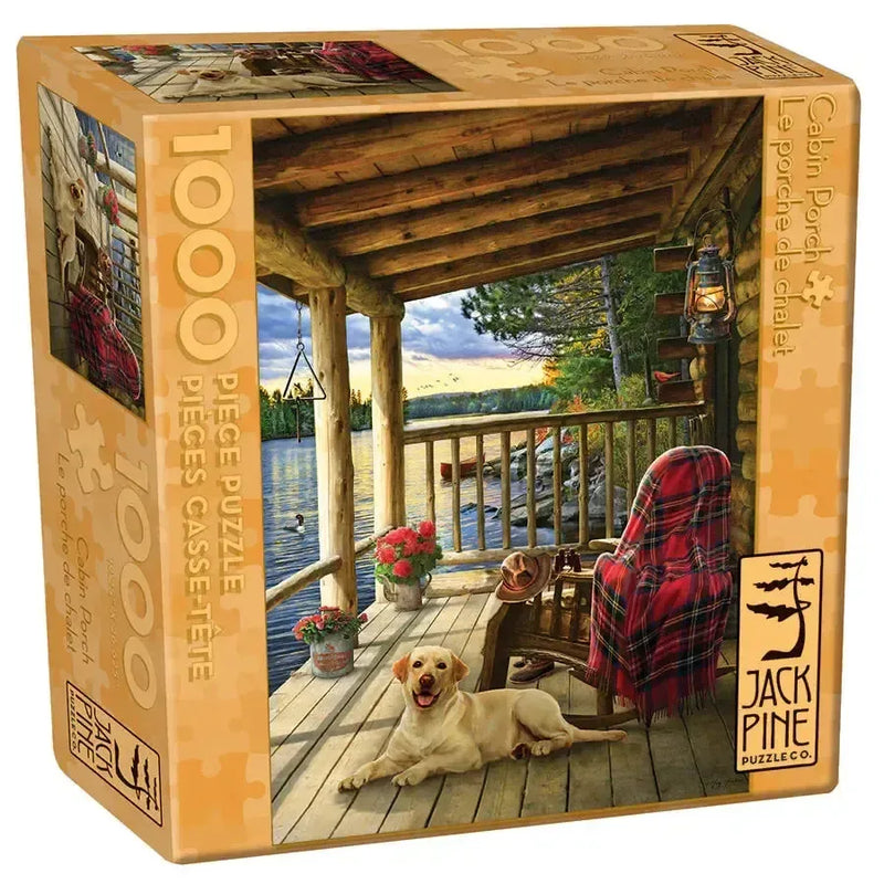Cabin Porch 1000 Piece Jigsaw Puzzle Jack Pine - BIG FRENCHIES
