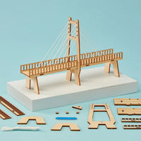 Cable-Stayed Bridge DIY Kit, Educational STEM Toy - BIG FRENCHIES