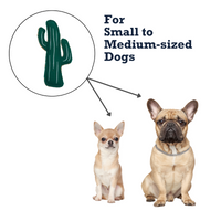 Country Living Canvas & Jute Cactus-Shaped Dog Chew Toy – Durable, Safe and Non-Toxic - BIG FRENCHIES