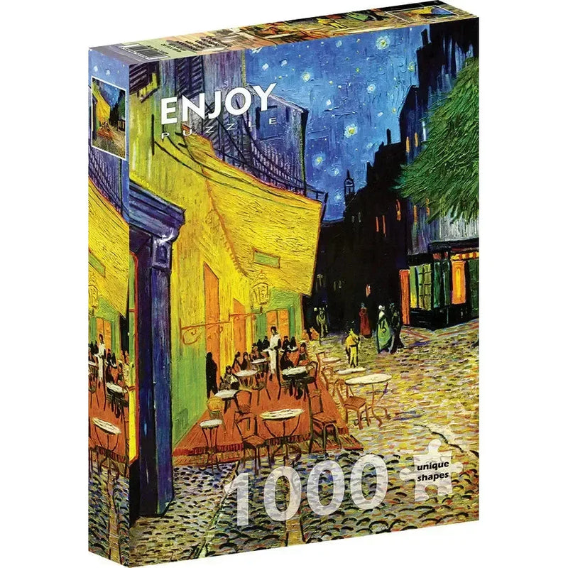 Cafe Terrace at Nigh by Van Gogh 1000 Piece Jigsaw Puzzle Enjoy - BIG FRENCHIES