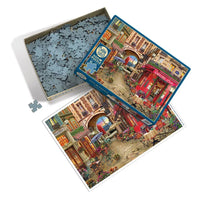 Café des Paris 500 Piece Jigsaw Puzzle Cobble Hill - BIG FRENCHIES