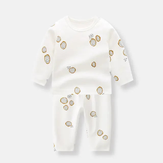 Cute Long Sleeve Cotton Pajama Set for Kids _ # BAAA81810023 - BIG FRENCHIES