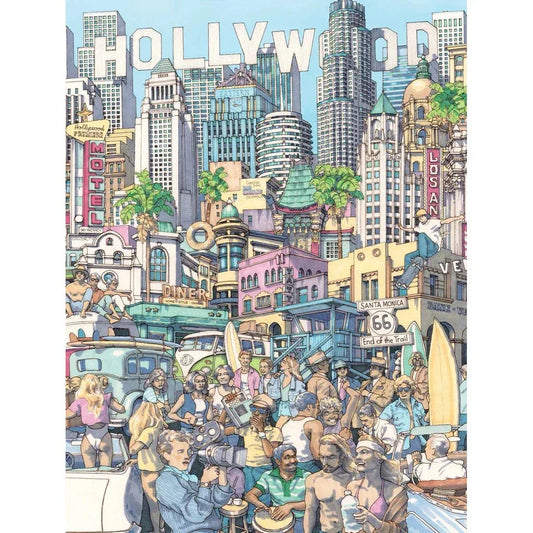 California Dreaming 500 Piece Jigsaw Puzzle NYPC - BIG FRENCHIES