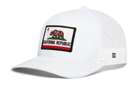 California Flag Trucker Hat  |  CA Snapback