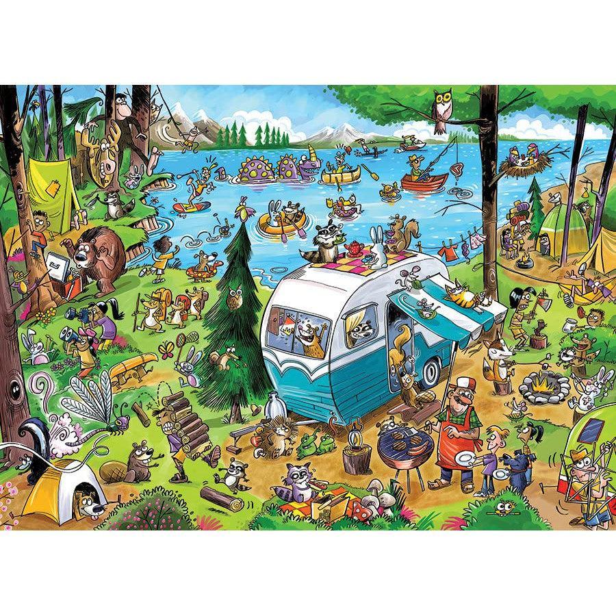 Call of the Wild 350 Piece Family Jigsaw Puzzle Cobble Hill - BIG FRENCHIES
