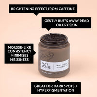 Face Scrub with Coffee + Rosehip Oil
