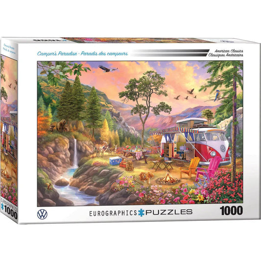 Camper's Paradise 1000 Piece Jigsaw Puzzle Eurographics - BIG FRENCHIES