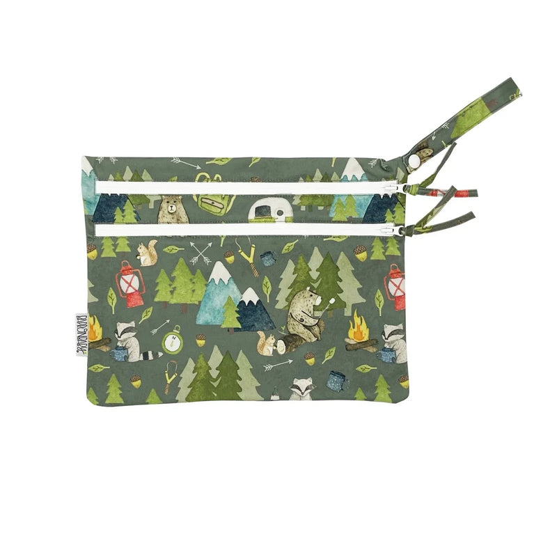 Camping Bears - Waterproof Wet Bag (For mealtime, on-the-go, and more!) - BIG FRENCHIES