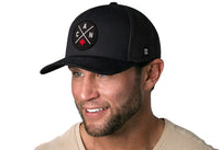 Canada Trucker Hat  |  Black CAN X Snapback