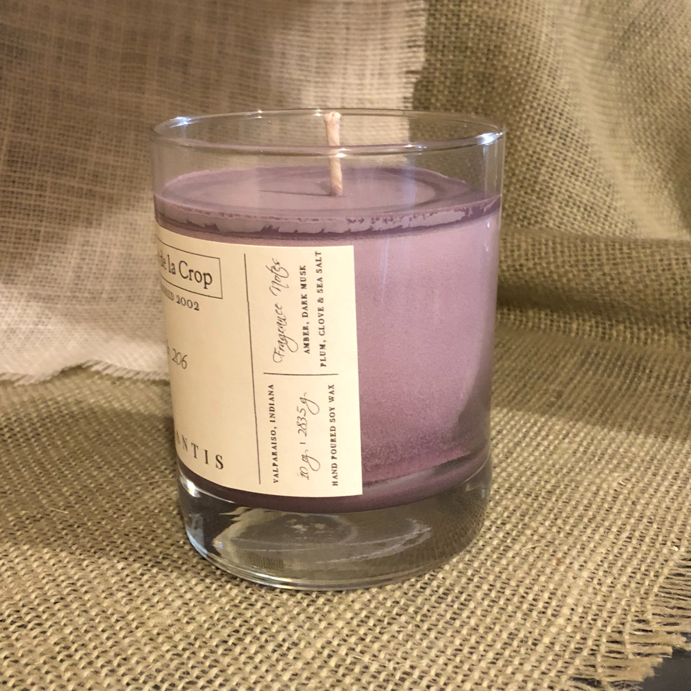 Soy Candle - Atlantis (Sea Salt & Dark Musk) - BIG FRENCHIES