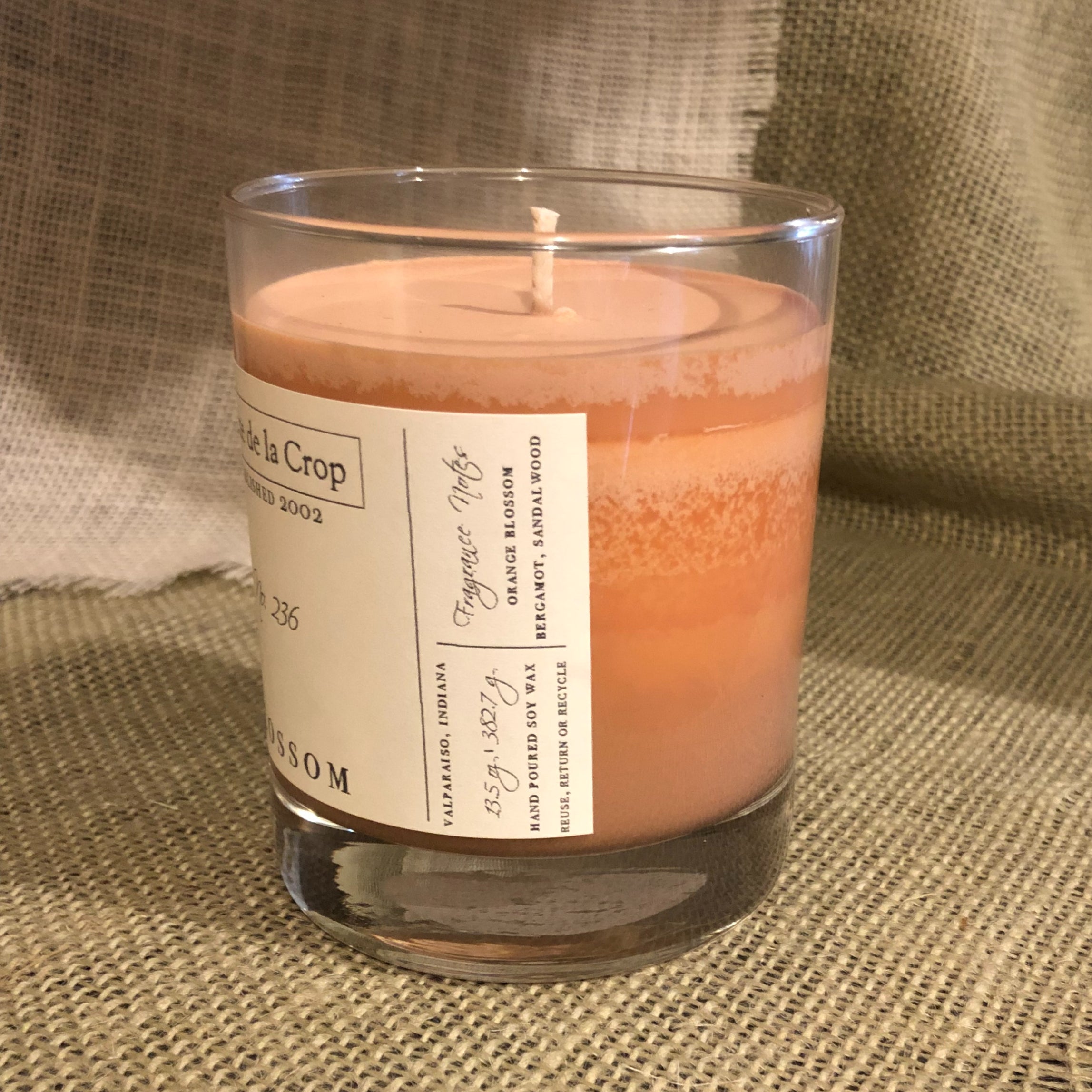 Soy Candle - Blossom (Orange Blossom) - BIG FRENCHIES
