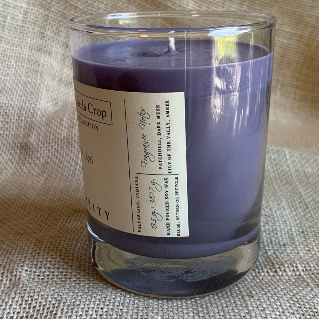 Soy Candle - Charity (Nag Champa) - BIG FRENCHIES