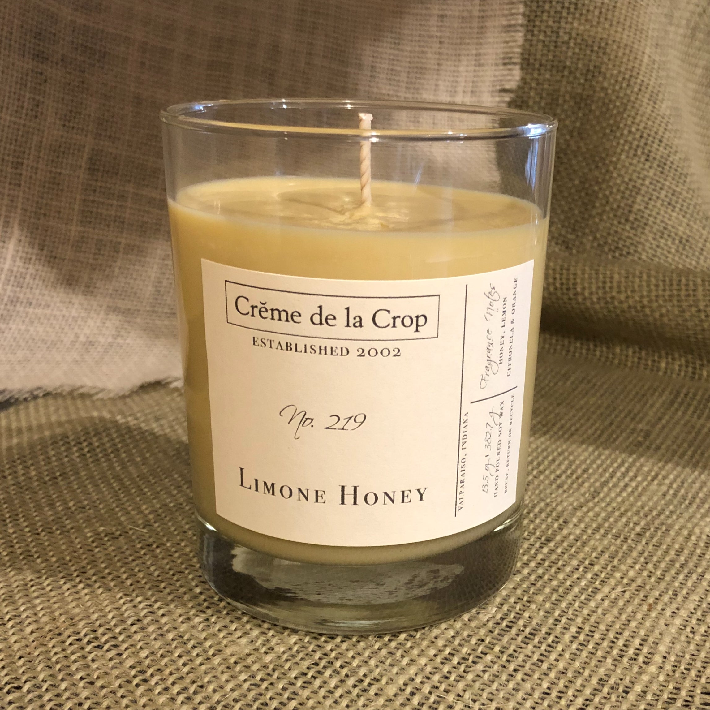 Soy Candle - Limone Honey - BIG FRENCHIES