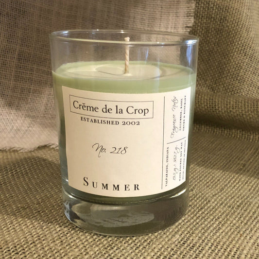 Soy Candle - Summer (Cucumber & Basil) - BIG FRENCHIES