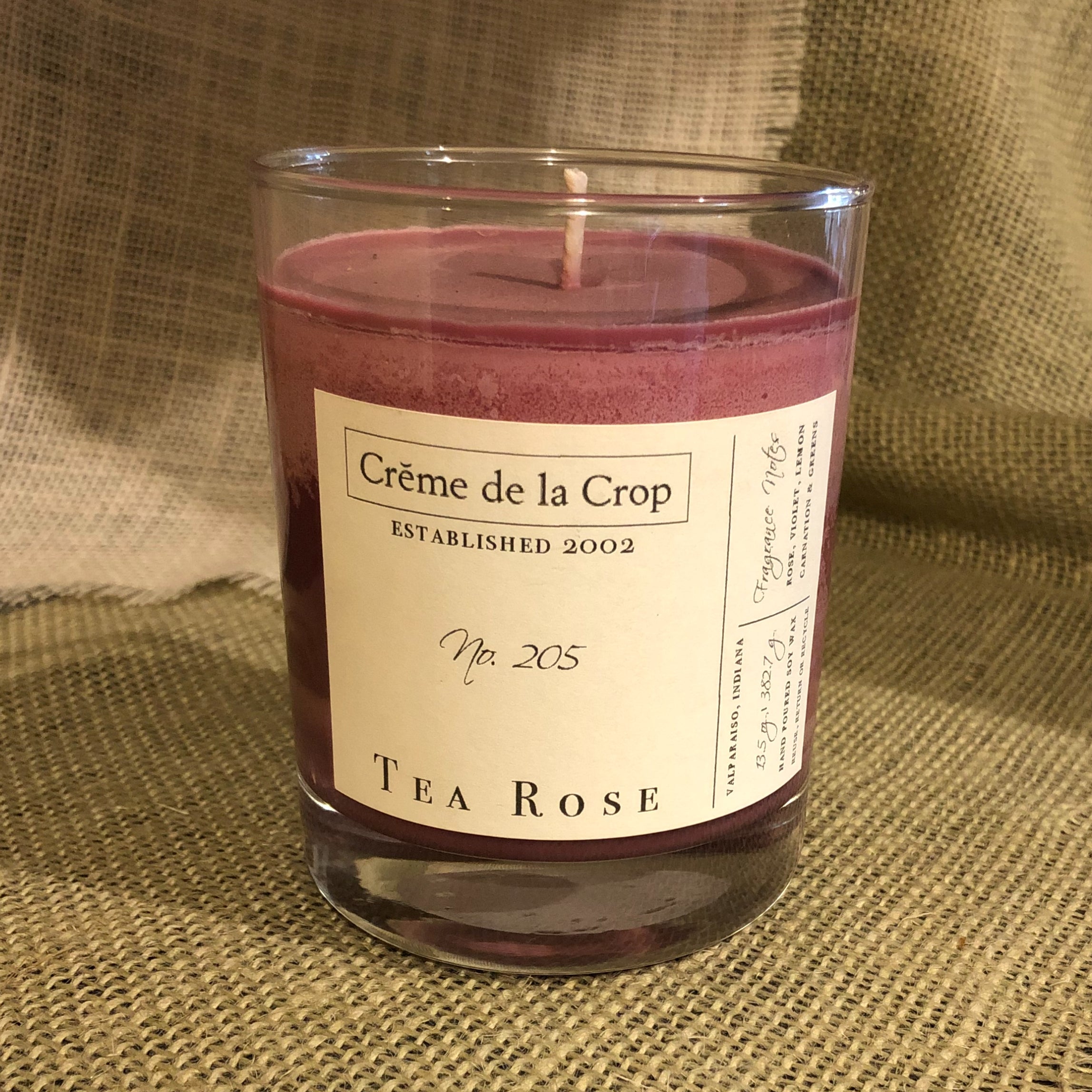 Soy Candle - Tea Rose - BIG FRENCHIES