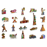 Candy Adventures 400 Piece Wood Jigsaw Puzzle Wooden City