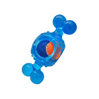 Blue Candy-Inspired Squeaky Tennis Ball Dog Chew Toy – TPR, Durable & Promotes Dental Health - BIG FRENCHIES