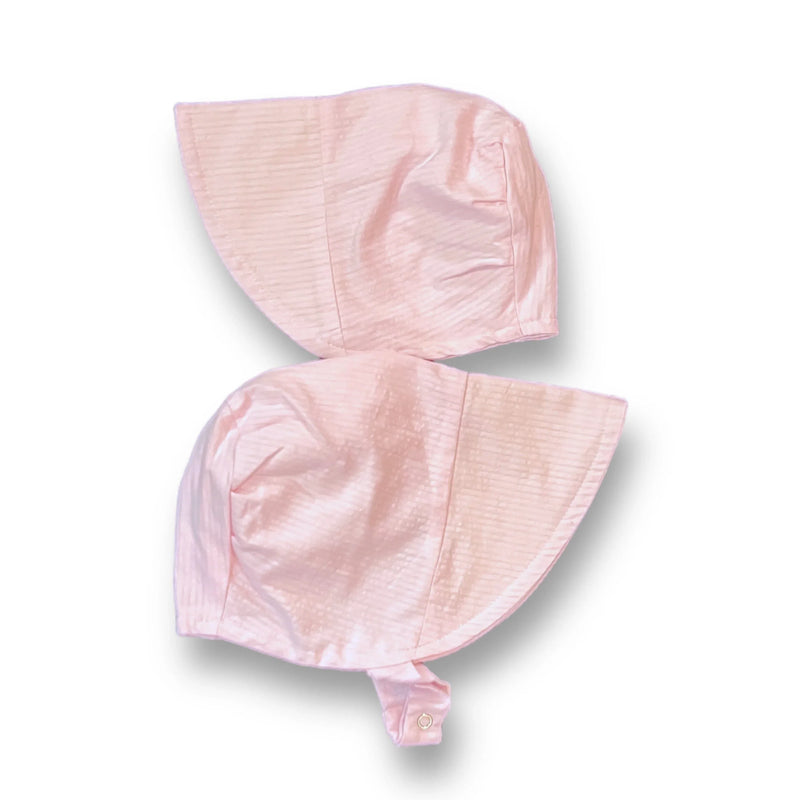 Bonnet in Candy Pink seersucker - BIG FRENCHIES