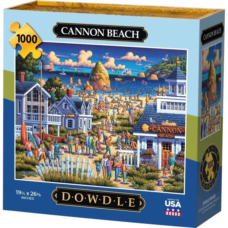 Cannon Beach 1000 Piece Jigsaw Puzzle Dowdle - BIG FRENCHIES