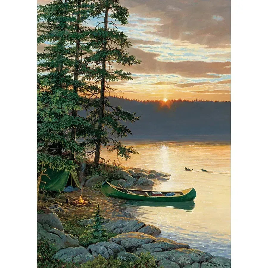 Canoe Lake 1000 Piece Jigsaw Puzzle Jack Pine - BIG FRENCHIES