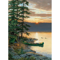 Canoe Lake 1000 Piece Jigsaw Puzzle Jack Pine