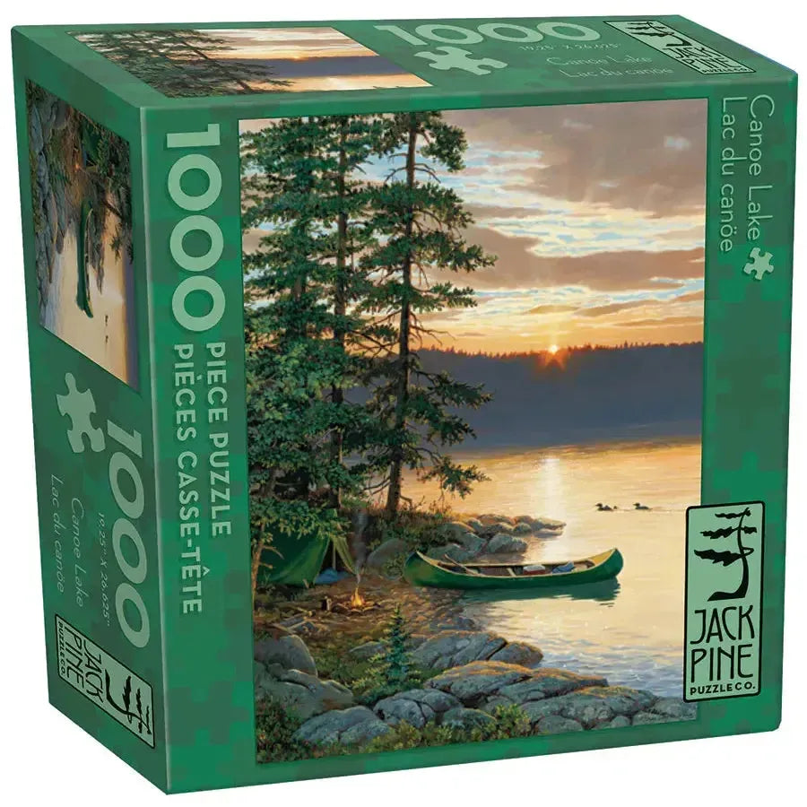 Canoe Lake 1000 Piece Jigsaw Puzzle Jack Pine