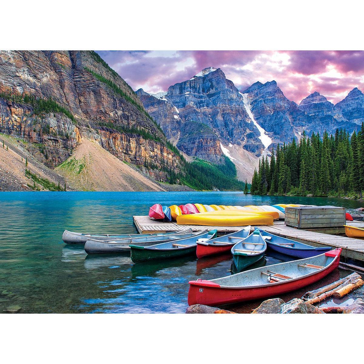 Canoes on the Lake 1000 Piece Jigsaw Puzzle Eurographics - BIG FRENCHIES