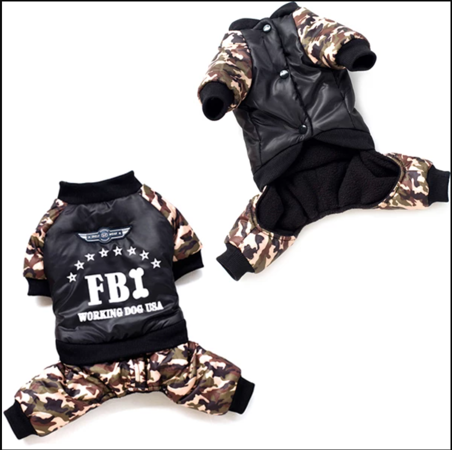 FBI Camouflage Coat | Jumpsuit Pants - BIG FRENCHIES