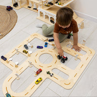 Wooden Car Track Toy