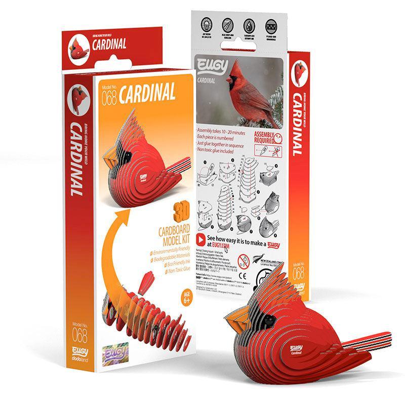 Cardinal 3D Cardboard Model Kit Eugy - BIG FRENCHIES