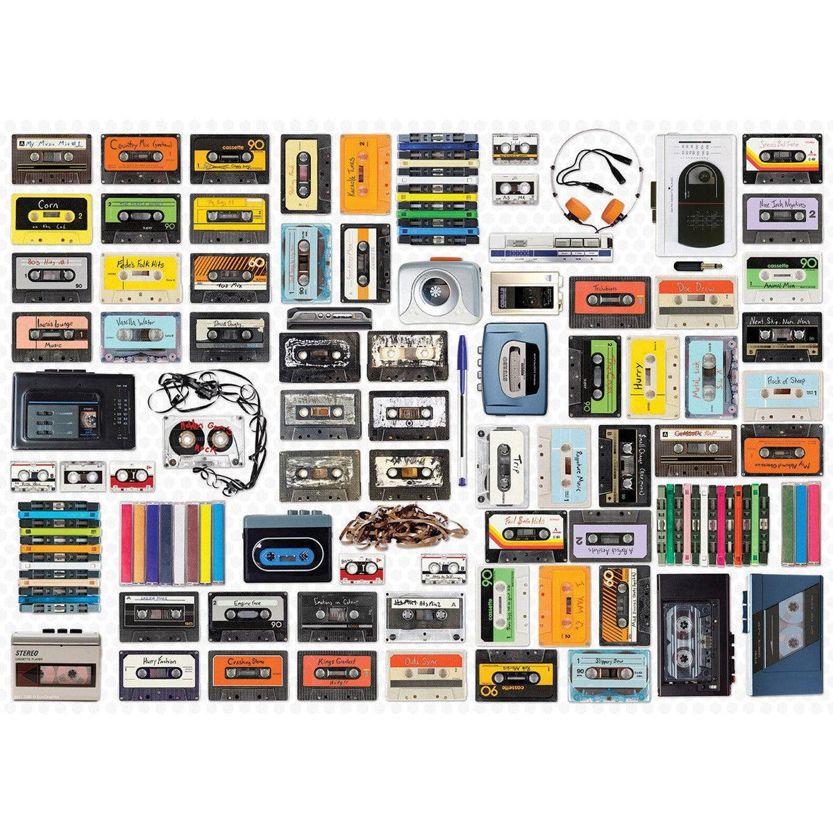 Cassette Player 550 Piece Jigsaw Puzzle in Tin Eurographics - BIG FRENCHIES