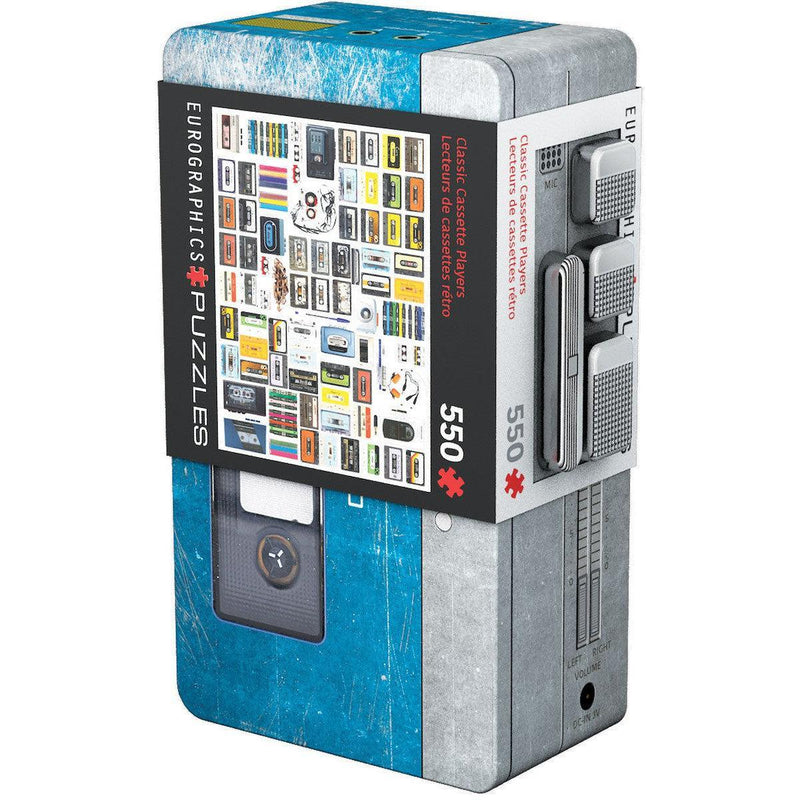 Cassette Player 550 Piece Jigsaw Puzzle in Tin Eurographics - BIG FRENCHIES