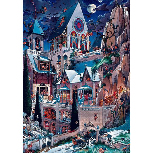 Castle of Horror 2000 Piece Jigsaw Puzzle Heye - BIG FRENCHIES