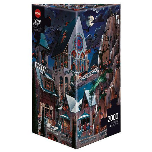 Castle of Horror 2000 Piece Jigsaw Puzzle Heye - BIG FRENCHIES