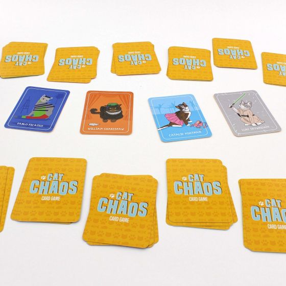 Cat Chaos Card Game Ginger Fox
