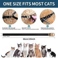 Cat Flea Collar 4 Pack Waterproof Adjustable Tick Prevention 32 Month Protection
