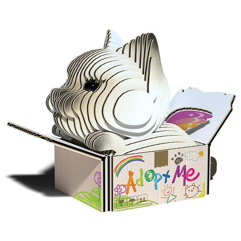 Cat Mocha 3D Cardboard Model Kit Eugy - BIG FRENCHIES