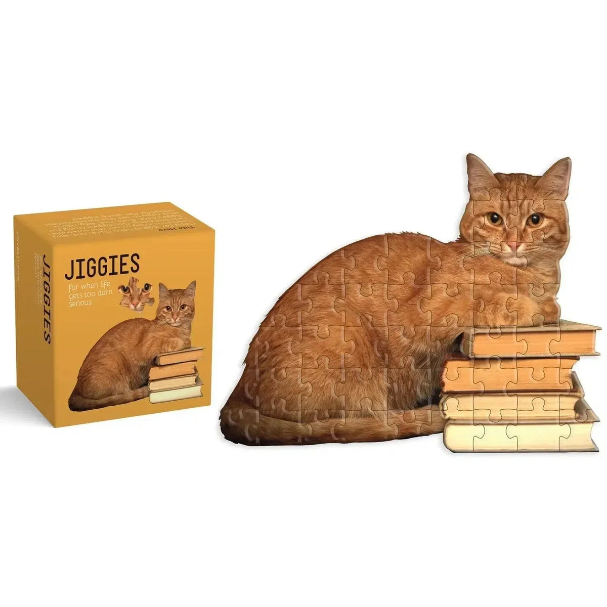 Cat Reader 81 Piece Mini Jigsaw Puzzle Gibbs Smith - BIG FRENCHIES