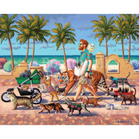 Cat Walker 210 Piece Jigsaw Puzzle Boardwalk - BIG FRENCHIES
