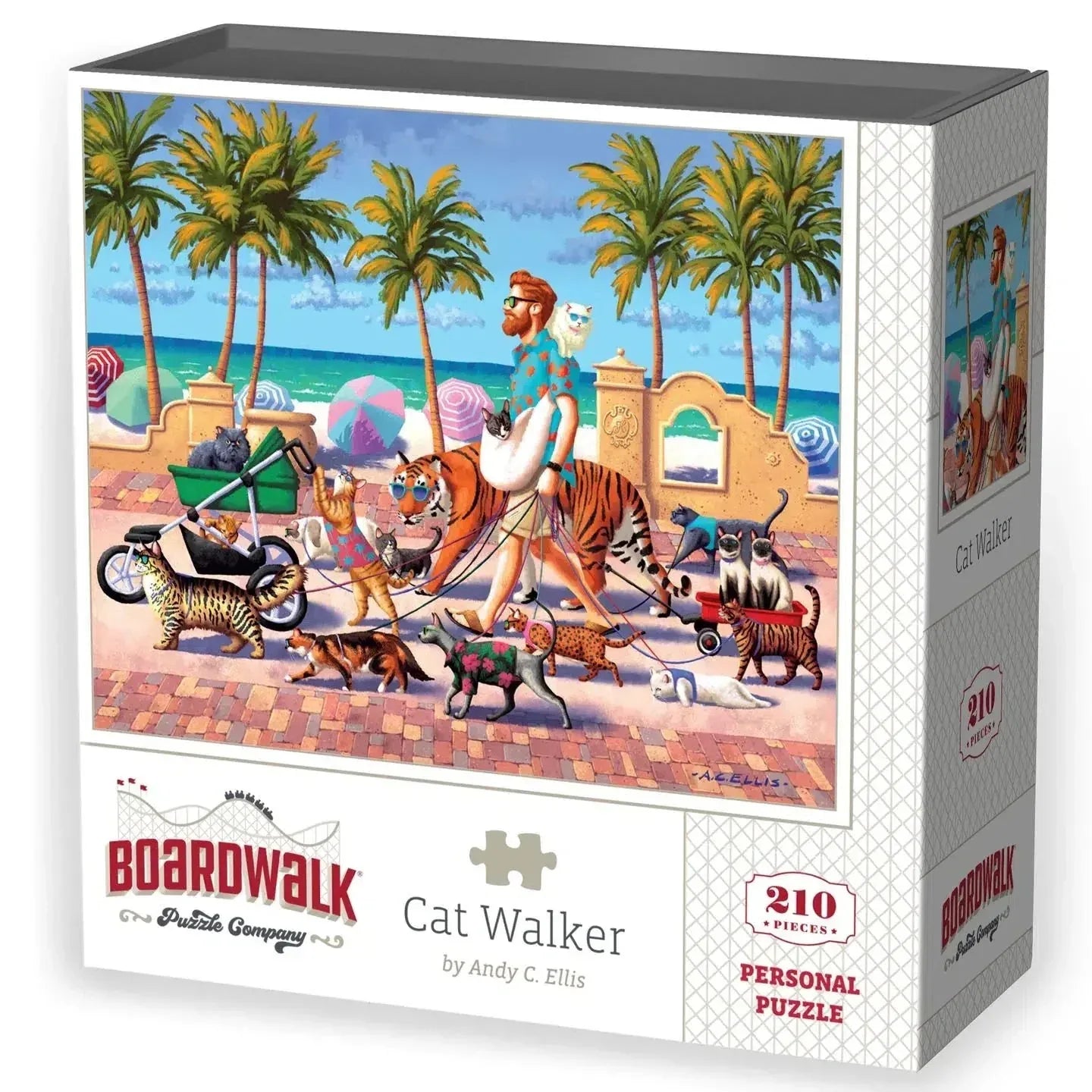 Cat Walker 210 Piece Jigsaw Puzzle Boardwalk - BIG FRENCHIES