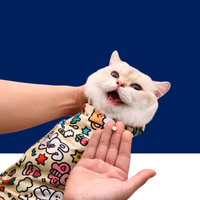 Cat Grooming Wrap - Anti-Bite, Anti-Scratch Swaddle for Medicine & Nail Clipping - BIG FRENCHIES