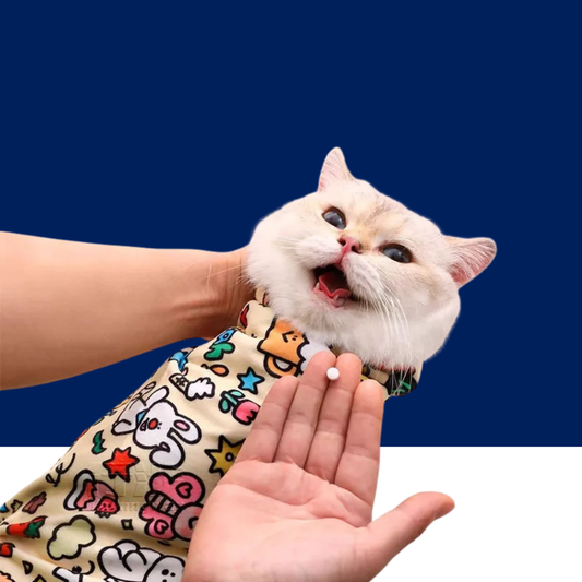 Cat Grooming Wrap - Anti-Bite, Anti-Scratch Swaddle for Medicine & Nail Clipping - BIG FRENCHIES