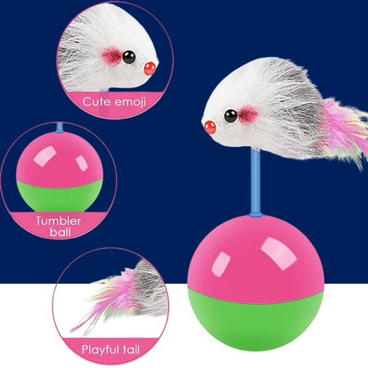 Cat Toys Set – Mouse & Teasing Interactive Pet Toys - BIG FRENCHIES