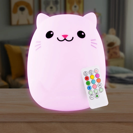 LumiPets® Clive the Cat- Children's Touch Night Light - BIG FRENCHIES