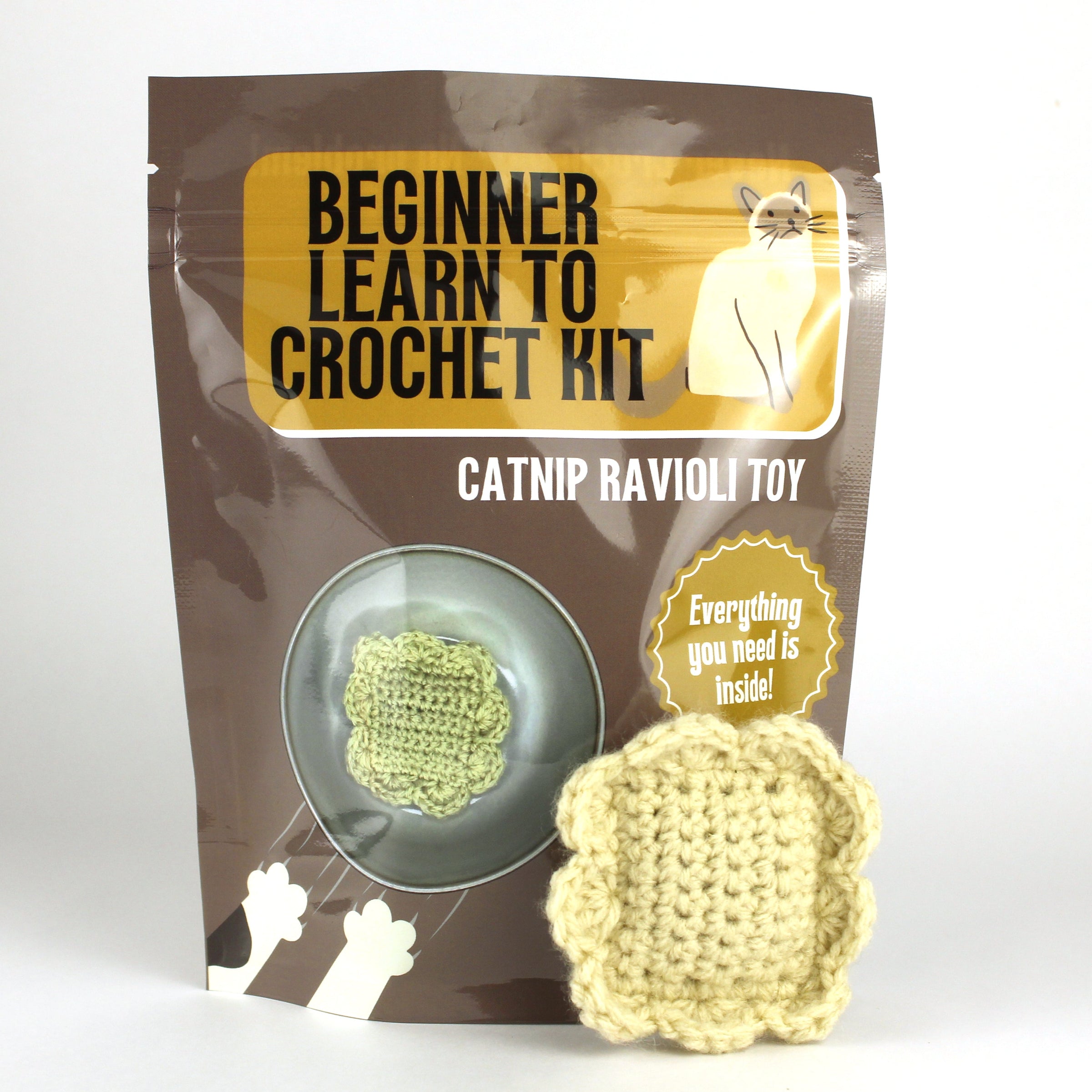 Catnip Ravioli Learn to Crochet Kit